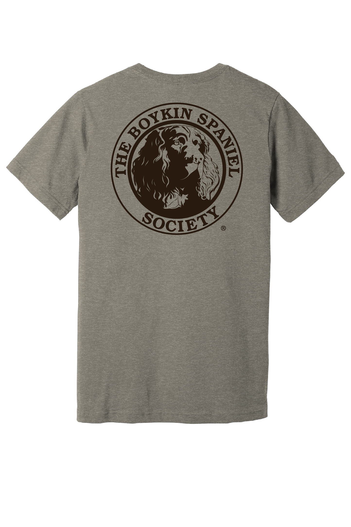 Short Sleeve T-Shirt Boykin Spaniel Society Official Seal (8 colors)