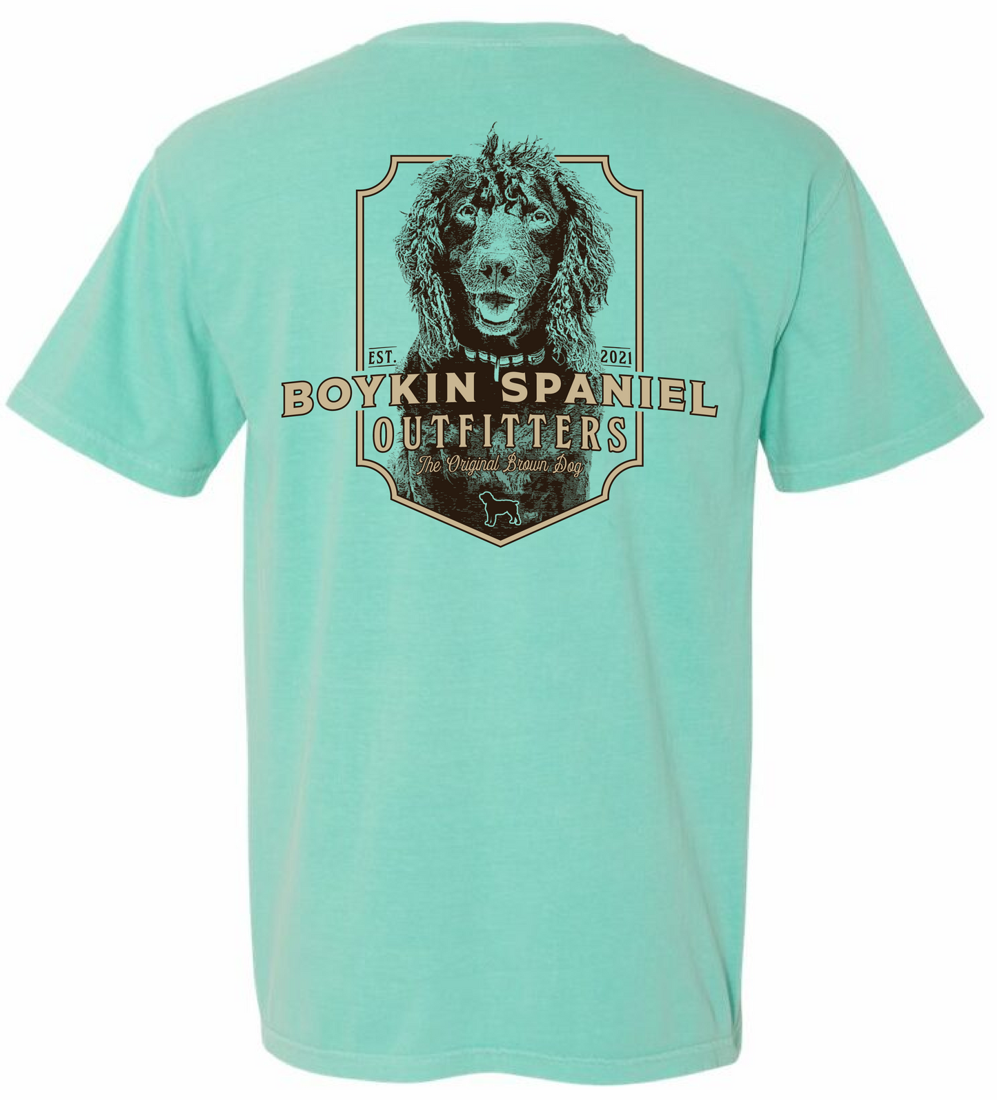 Short Sleeve T-Shirt Boykin Spaniel 100% Heavy Weight Cotton Comfort Color YOUTH (2 colors)