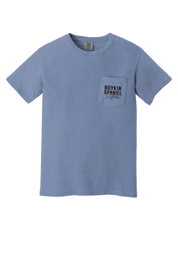 Top Dog - Boykin Spaniel Heavyweight 100% Cotton Pocket Tee (2 colors)