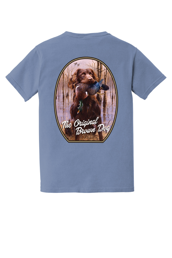 Top Dog - Boykin Spaniel Heavyweight 100% Cotton Pocket Tee (2 colors)