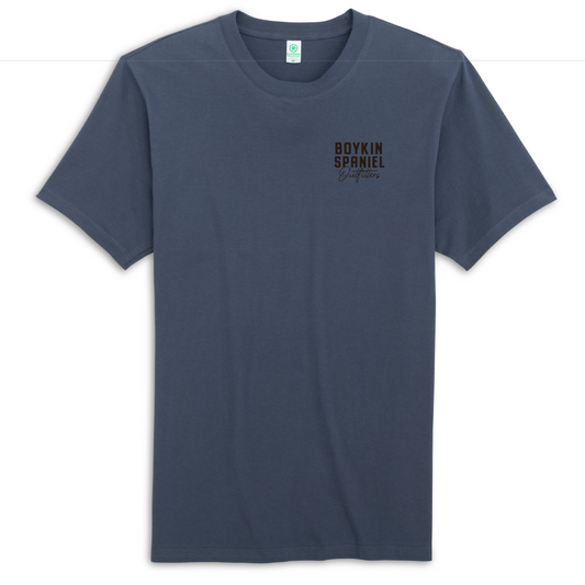Jim Killen “Top Dog” Tee – Boykin Spaniel Outfitters Classic Cotton in Navy