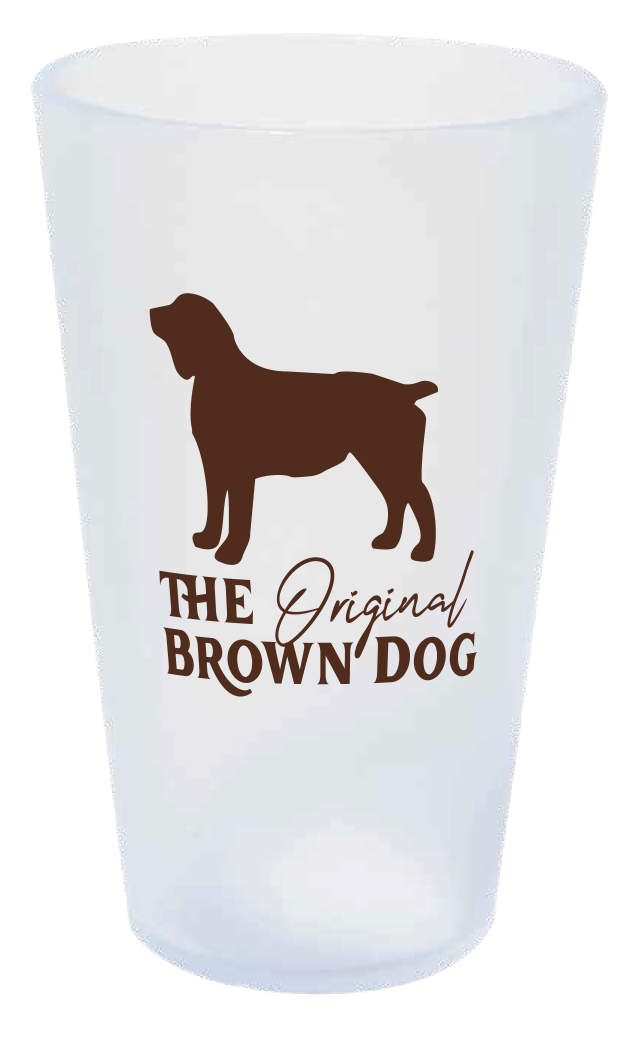 16 oz Silicone Pint Glass with Boykin Spaniel
