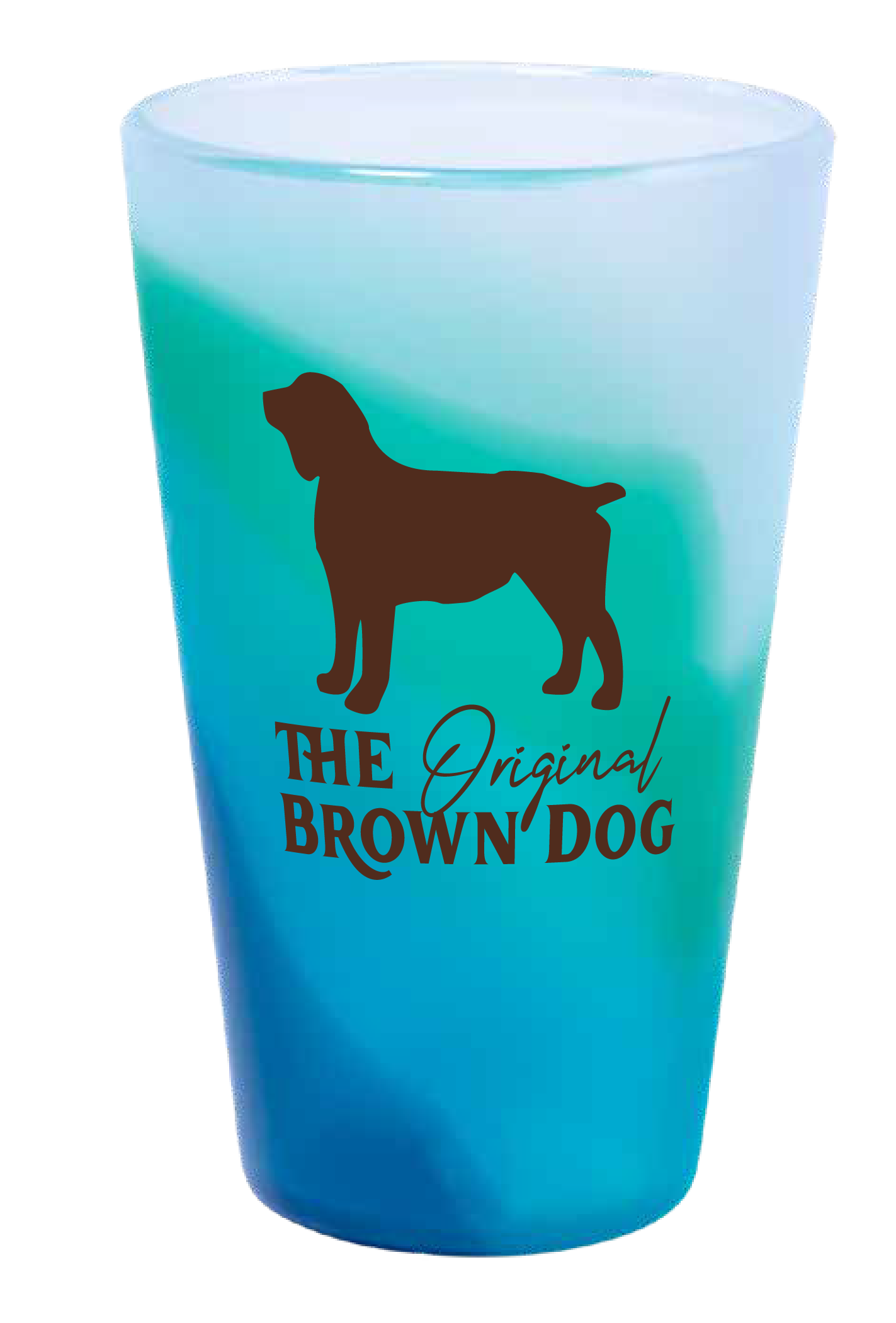 16 oz Silicone Pint Glass with Boykin Spaniel