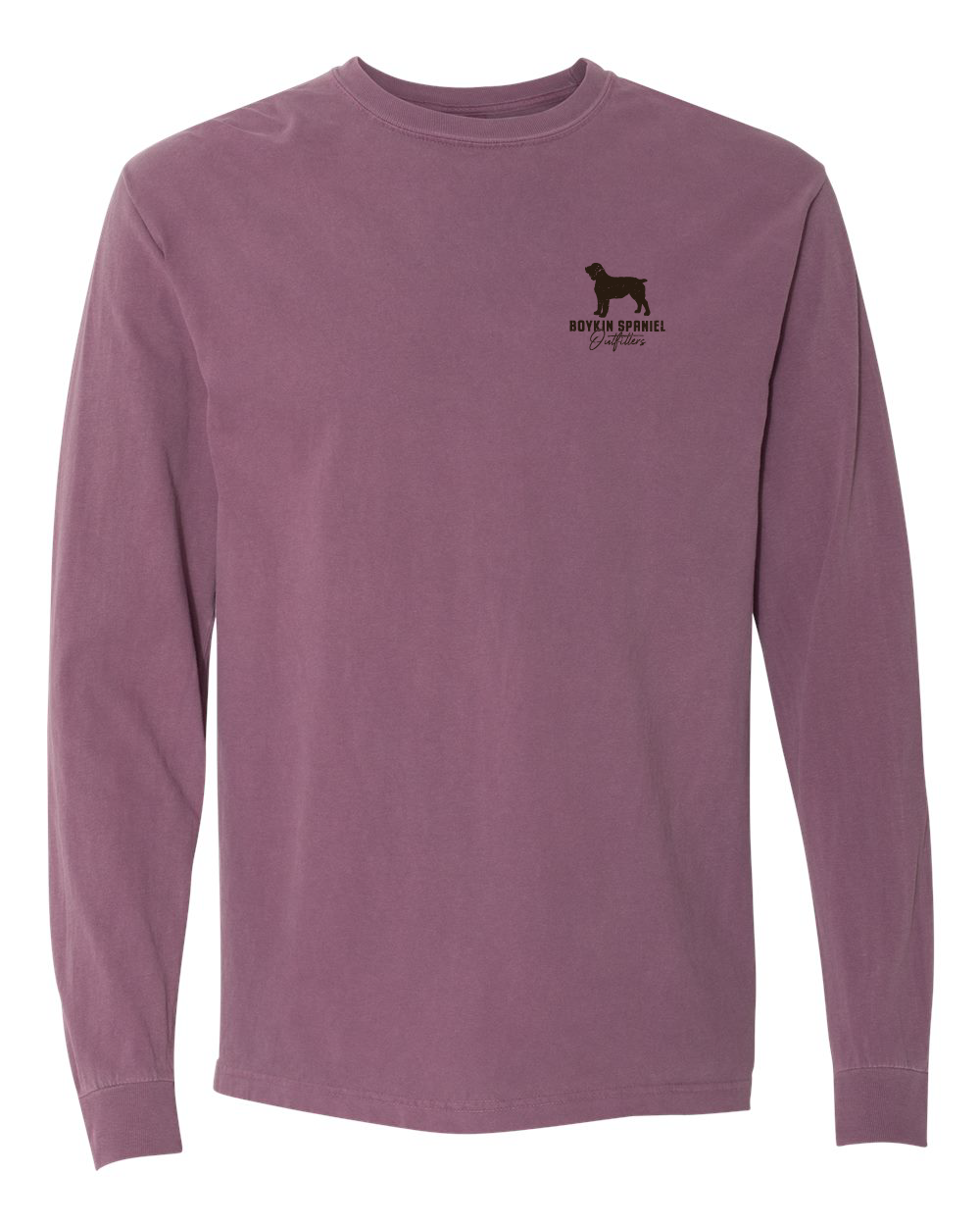Boykin Spaniel Society Full Color Long Sleeve 100% Cotton Heavyweight Tee