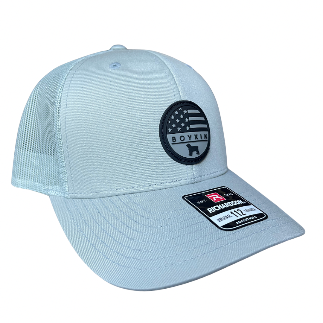 112 Classic Trucker Cap - Boykin Flag Silicone Patch - Quarry