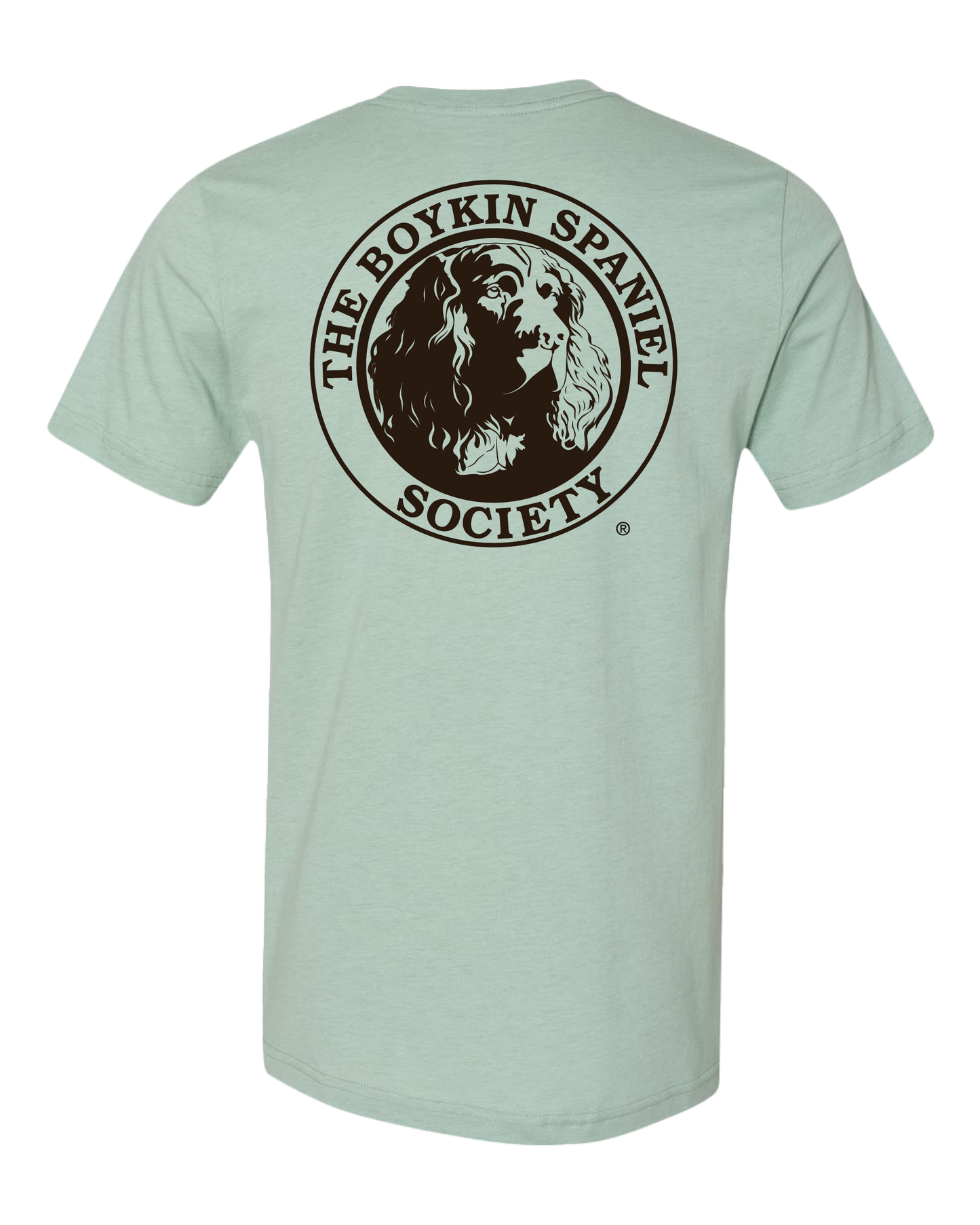 Short Sleeve T-Shirt Boykin Spaniel Society Official Seal (8 colors)