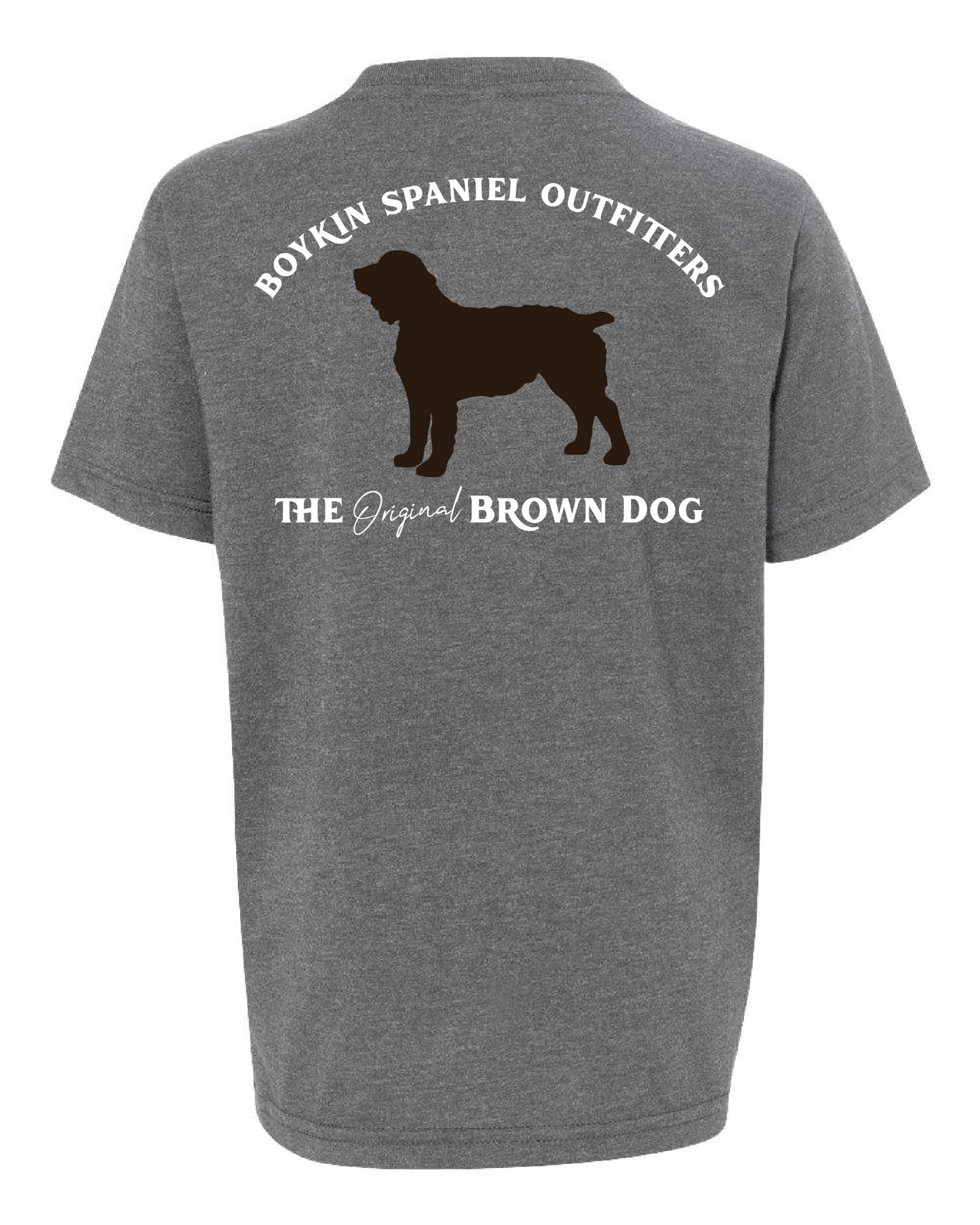 Youth Short Sleeve T-shirt Original Brown Dog