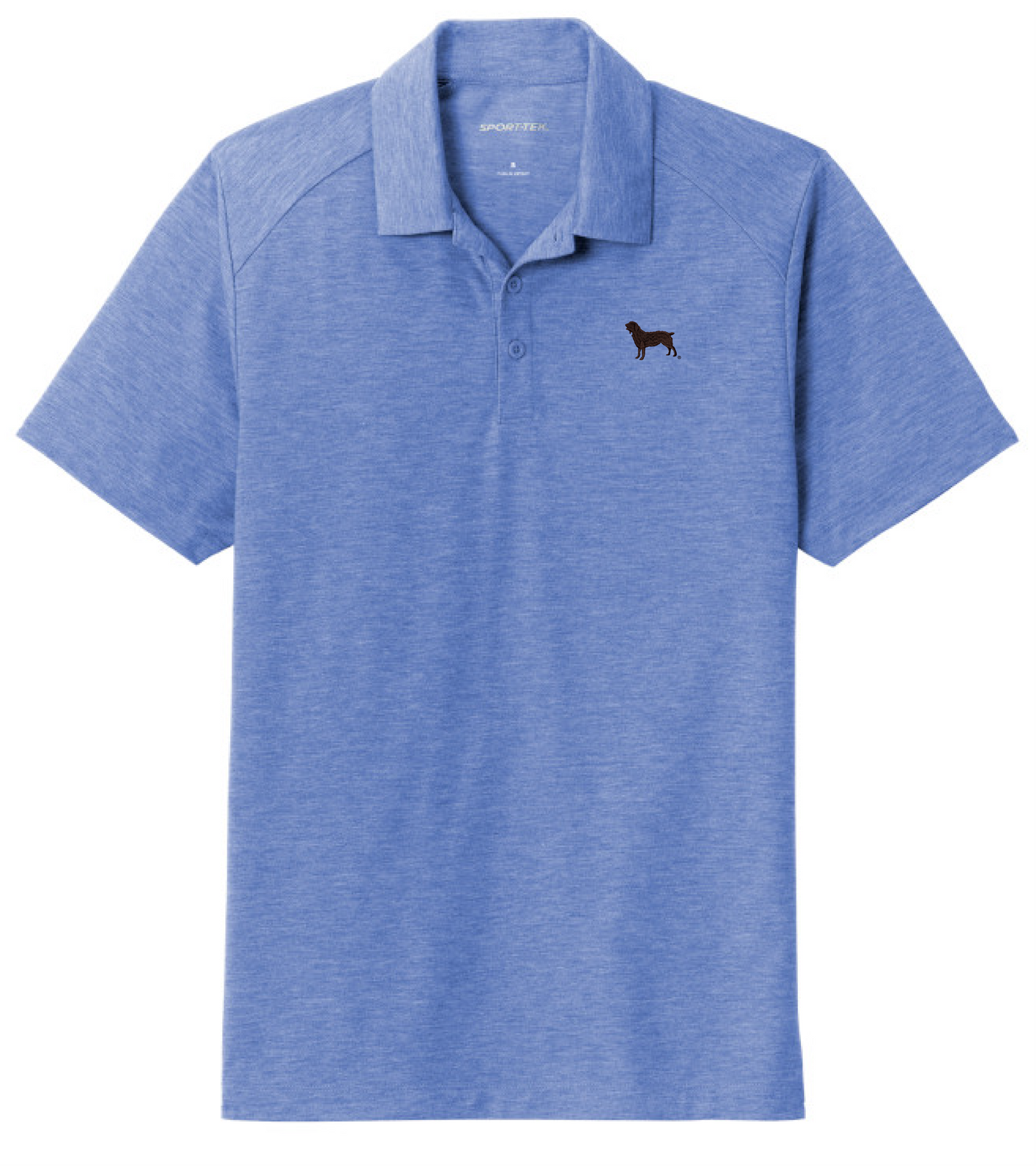 Tri-Blend Wicking Polo with Official Boykin Spaniel Society Embroidered Silhouette
