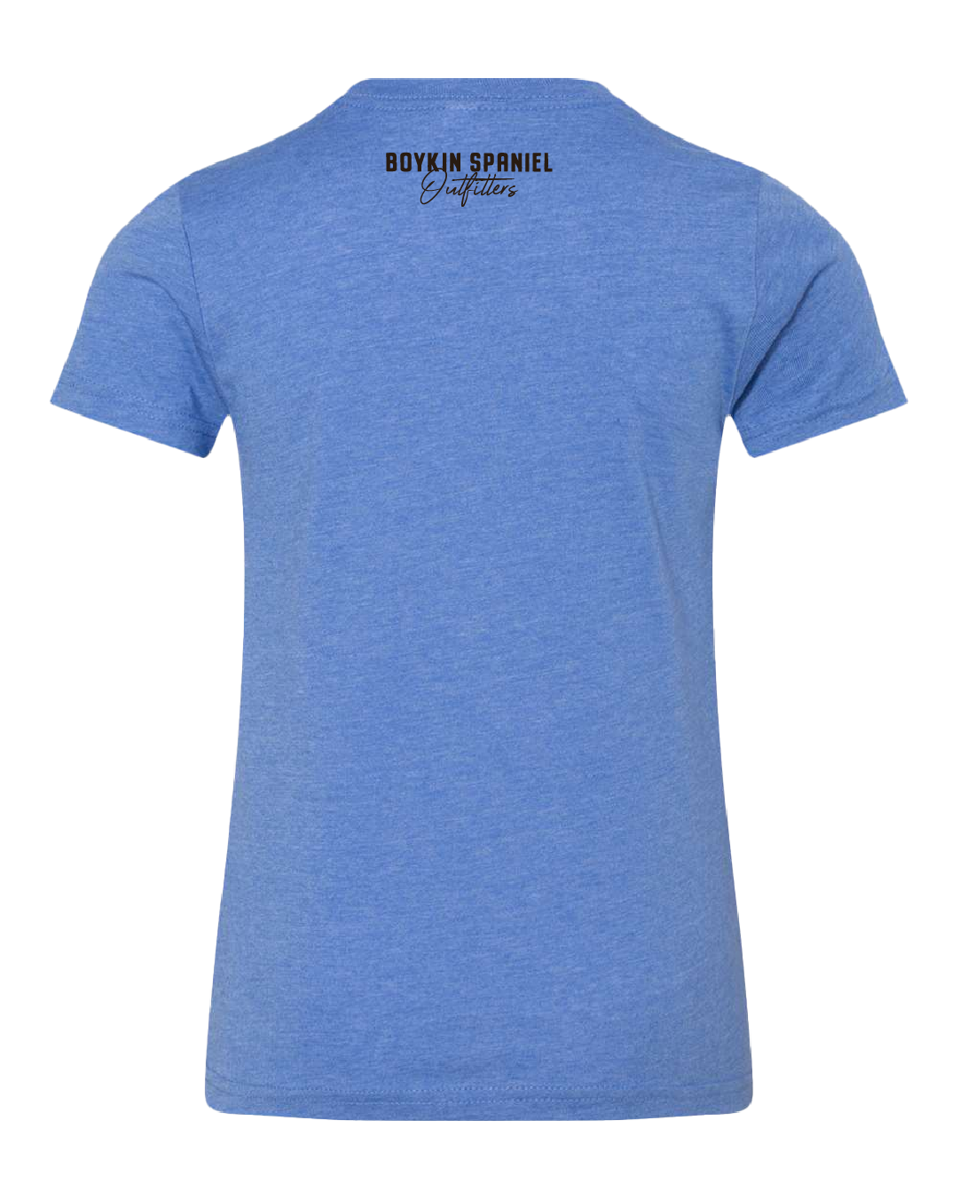 Youth Short Sleeve T-Shirt Boykin Spaniel Society Official Silhouette