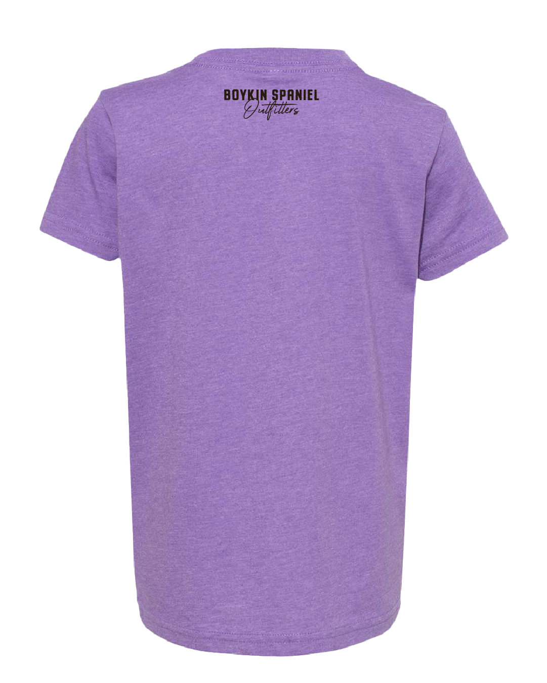 Youth Short Sleeve T-Shirt Boykin Spaniel Society Official Silhouette