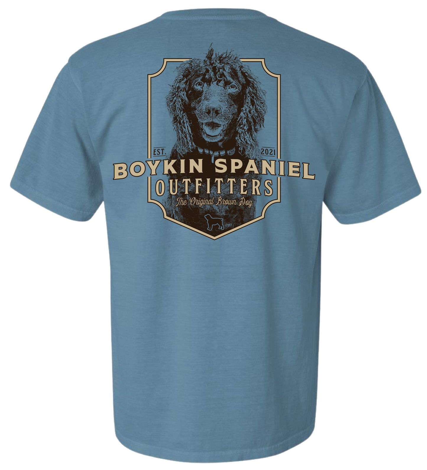 Short Sleeve T-Shirt Boykin Spaniel 100% Cotton (3 colors)