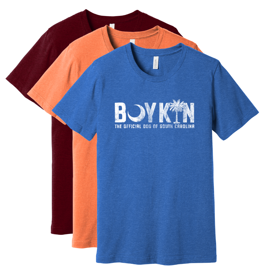Short Sleeve T-Shirt Boykin - South Carolina's State Dog (3 colors) LI