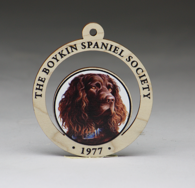 Boykin Spaniel Society 4" Ornament