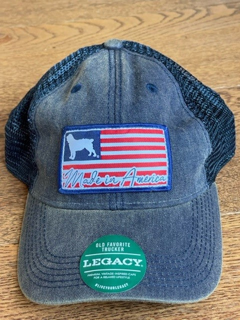 OFA Legacy Old Favorite Tonal Trucker Hat - American Boykin Patch - Navy