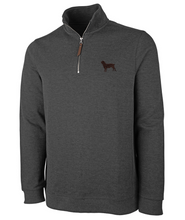 Load image into Gallery viewer, Men&#39;s Hudson Quarter Zip Pullover with Boykin Spaniel Society Official Silhouette
