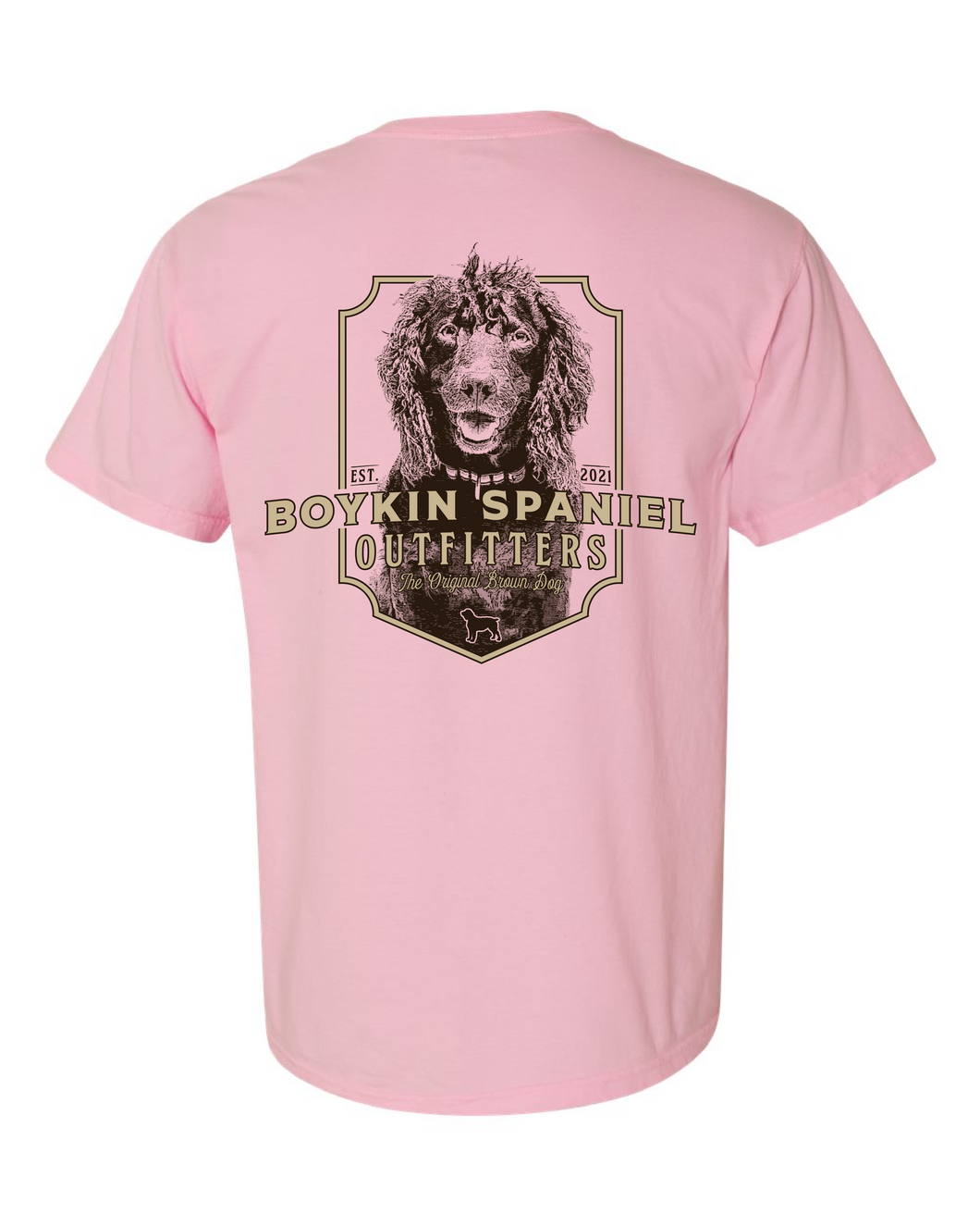 Short Sleeve T-Shirt Boykin Spaniel 100% Heavy Weight Cotton Comfort Color YOUTH (2 colors)