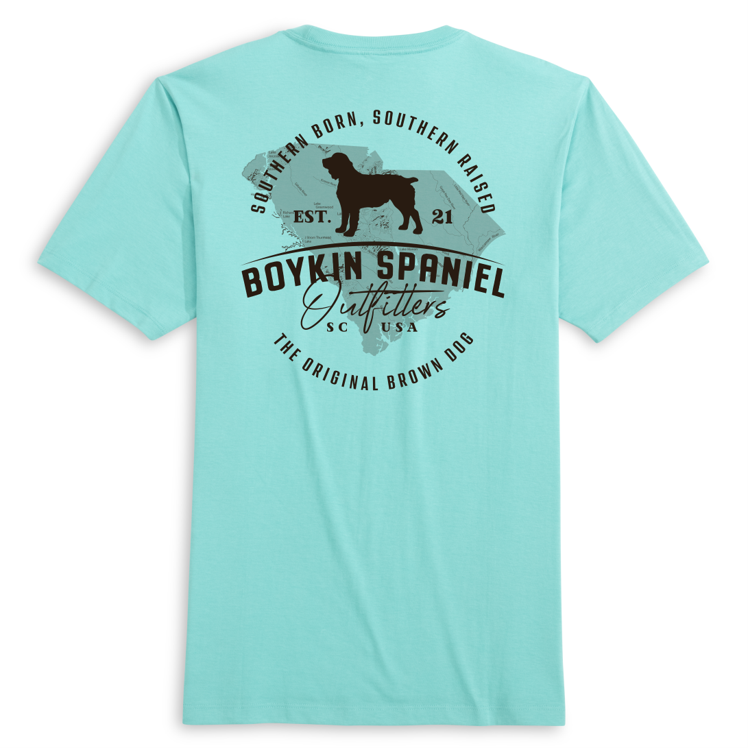 Boykin Spaniel T-Shirt – Original Brown Dog Tee in Seaglass