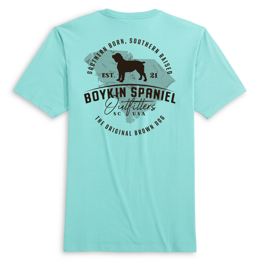 Boykin Spaniel T-Shirt – Original Brown Dog Tee in Seaglass