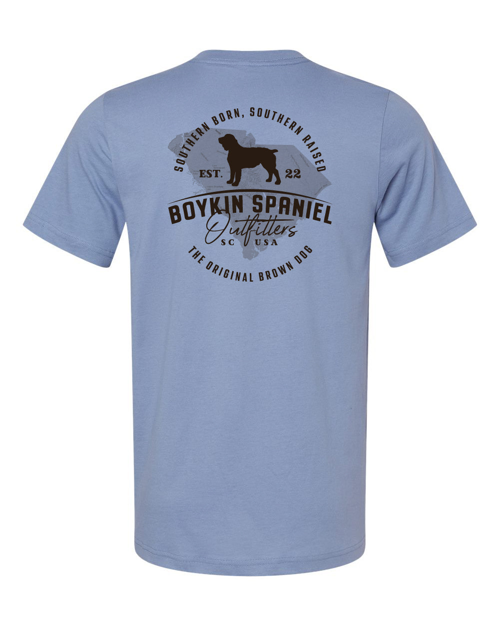 South Carolina's Original Brown Dog - Boykin Spaniel Short Sleeve 100% Cotton Lightweight Tee