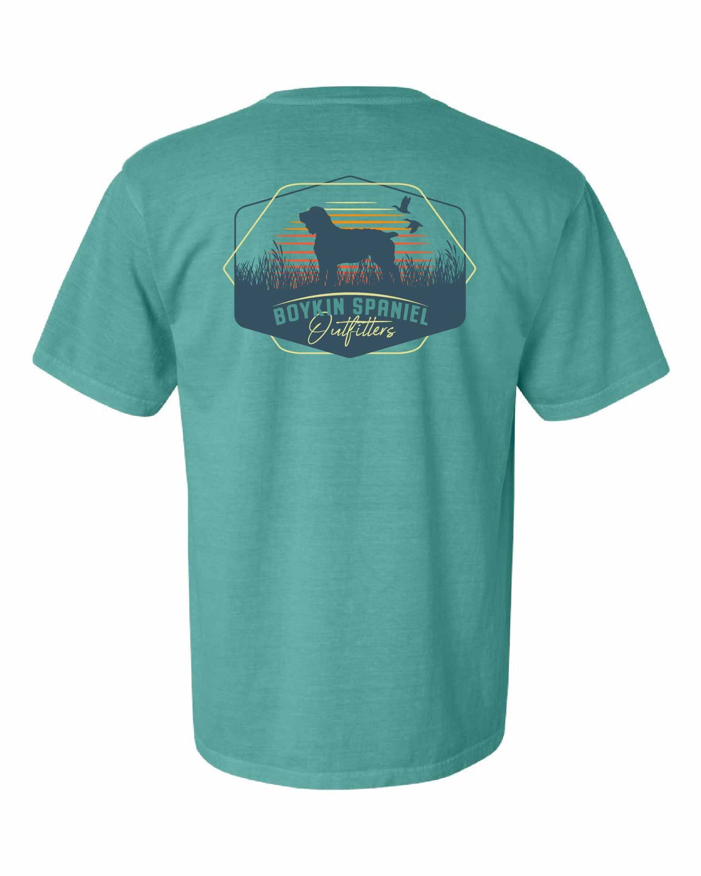 Comfort Colors® Heavyweight Ring Spun Tee - Boykin Spaniel Postcard Design