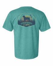 Load image into Gallery viewer, Comfort Colors® Heavyweight Ring Spun Tee - Boykin Spaniel Postcard Design

