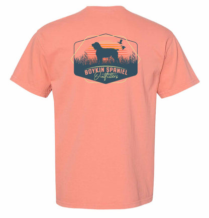 Comfort Colors® Heavyweight Ring Spun Tee - Boykin Spaniel Postcard Design