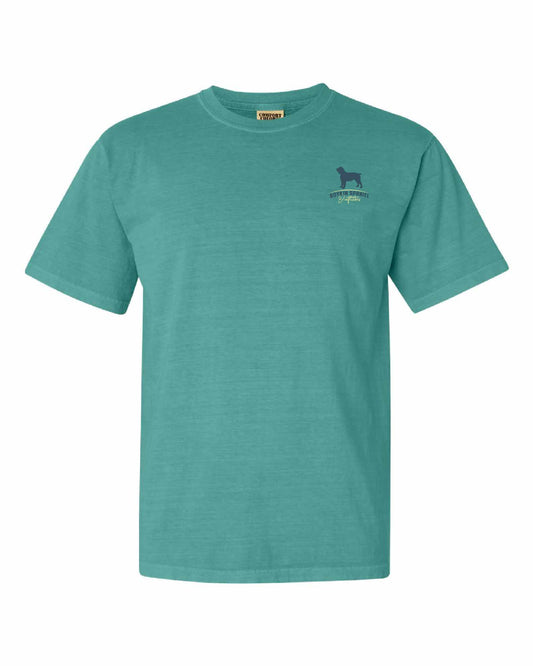 Comfort Colors® Heavyweight Ring Spun Tee - Boykin Spaniel Postcard Design