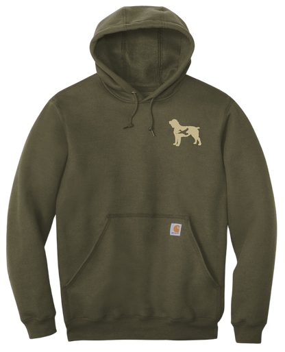 Carhartt ® Midweight Hooded Sweatshirt with Boykin Spaniel Hunting Silhouette