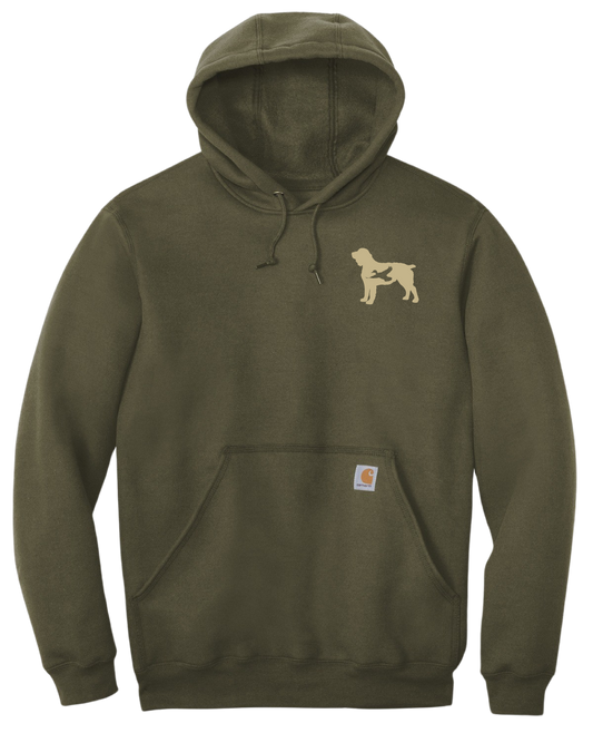Carhartt ® Midweight Hooded Sweatshirt with Boykin Spaniel Hunting Silhouette