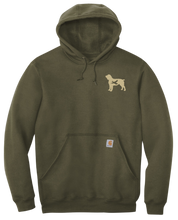 Load image into Gallery viewer, Carhartt ® Midweight Hooded Sweatshirt with Boykin Spaniel Hunting Silhouette
