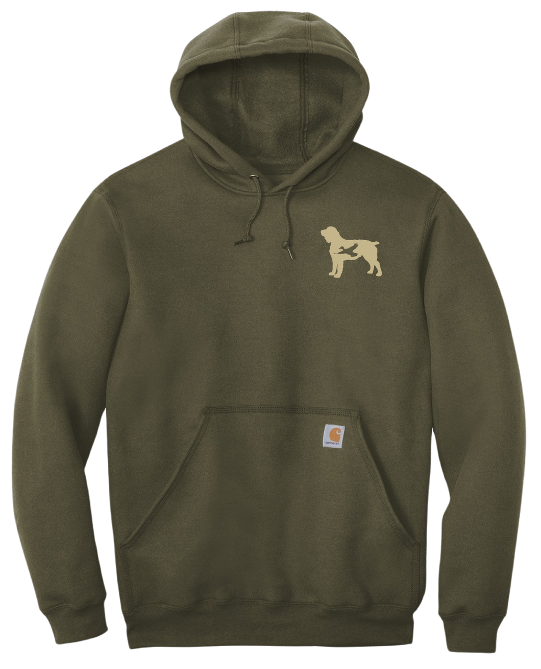 Carhartt ® Midweight Hooded Sweatshirt with Boykin Spaniel Hunting Silhouette