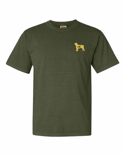 Comfort Colors® Heavyweight Ring Spun Tee - Boykin Spaniel Hunting Silhouette