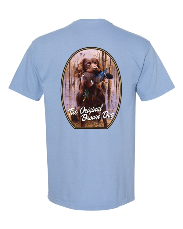 Short Sleeve T-Shirt TOP DOG - 100% Heavy Weight Cotton Comfort Color YOUTH (2 colors)