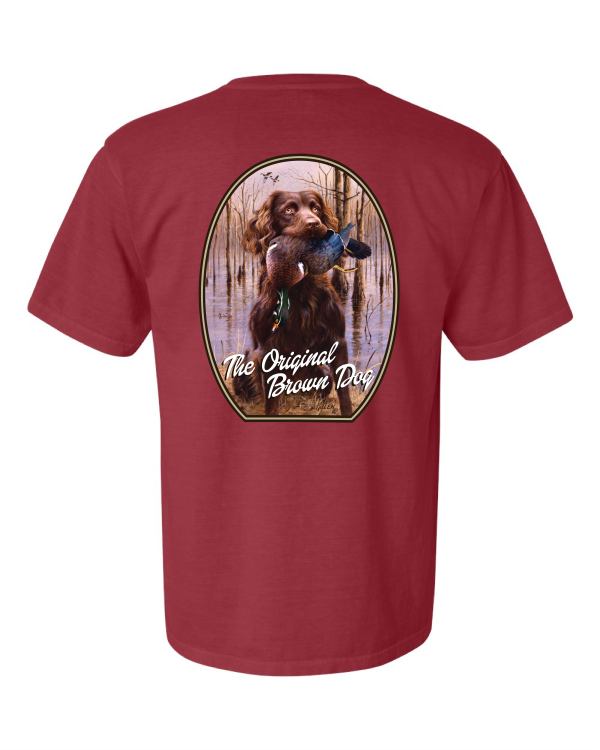 Short Sleeve T-Shirt TOP DOG - 100% Heavy Weight Cotton Comfort Color YOUTH (2 colors)