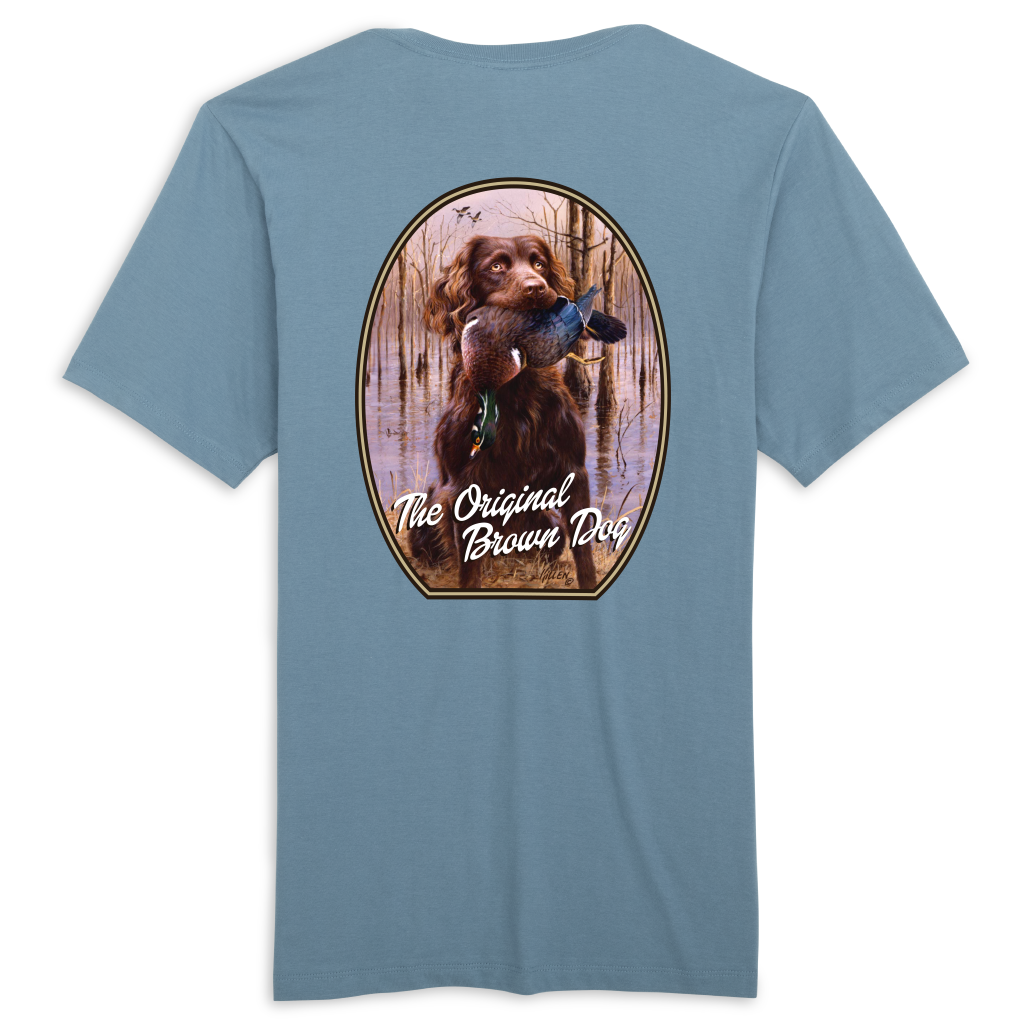 Top Dog - Boykin Spaniel Heavyweight 100% Cotton Pocket Tee (2 colors)