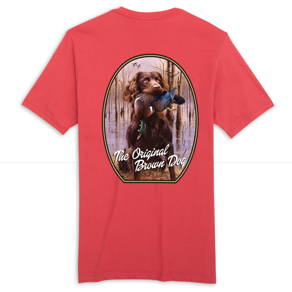 Top Dog - Boykin Spaniel Heavyweight 100% Cotton Pocket Tee (2 colors)