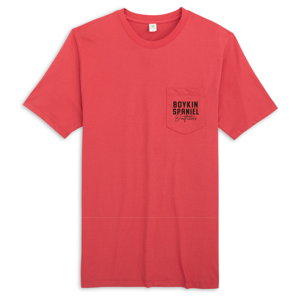 Top Dog - Boykin Spaniel Heavyweight 100% Cotton Pocket Tee (2 colors)