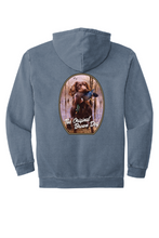 Load image into Gallery viewer, Top Dog - Boykin Spaniel Comfort Colors Hooded Sweatshirt
