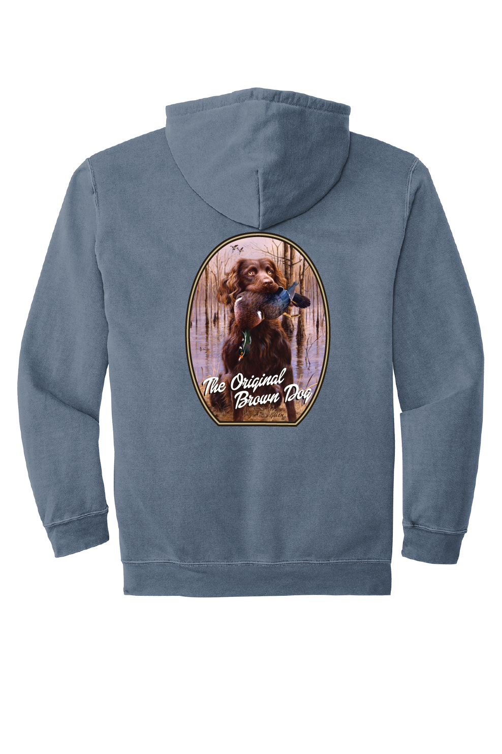 Top Dog - Boykin Spaniel Comfort Colors Hooded Sweatshirt