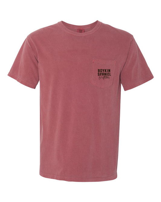 Top Dog - Boykin Spaniel Heavyweight 100% Cotton Pocket Tee (2 colors)