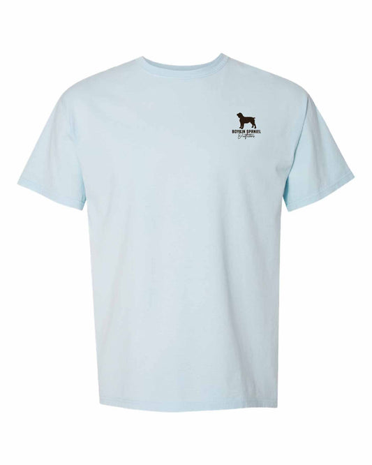 100% Cotton Ring Spun Tee - Boykin Spaniel in Boat