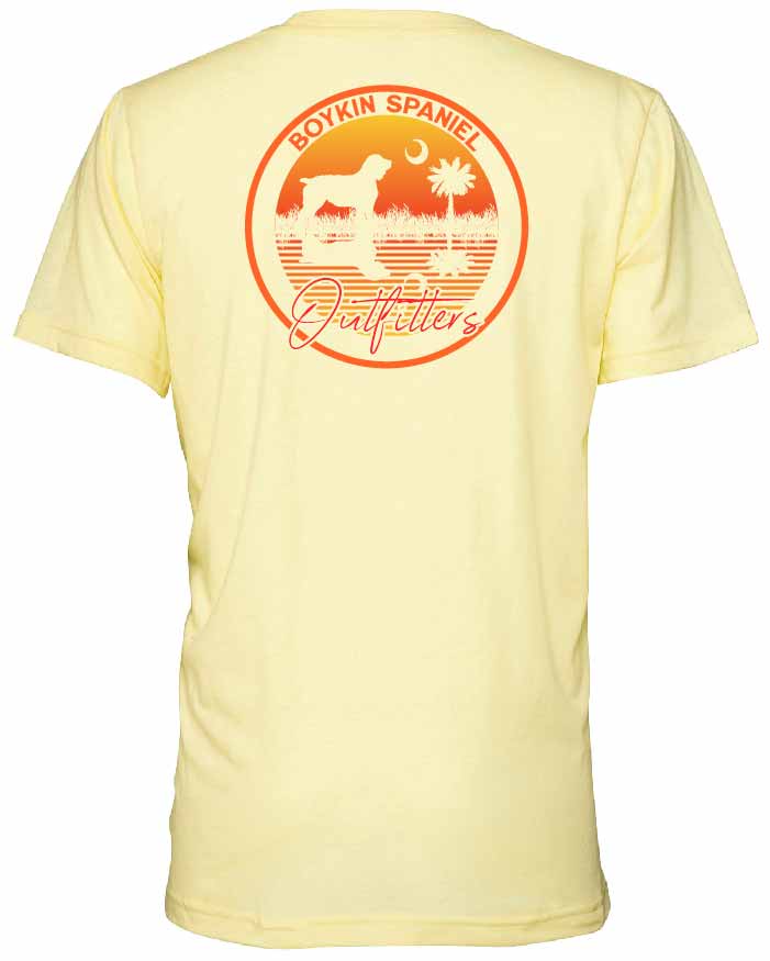 Triblend Short Sleeve T-Shirt - Boykin Sunset