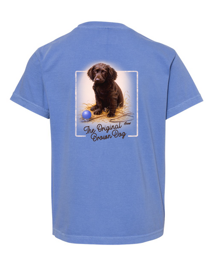 Late for School - Boykin Spaniel Puppy YOUTH Ring Spun Cotton Tee