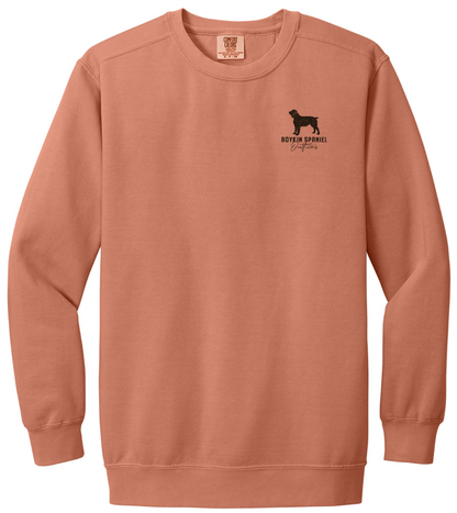 Boykin Spaniel Society Full Color Seal Crewneck Sweatshirt (2 colors)