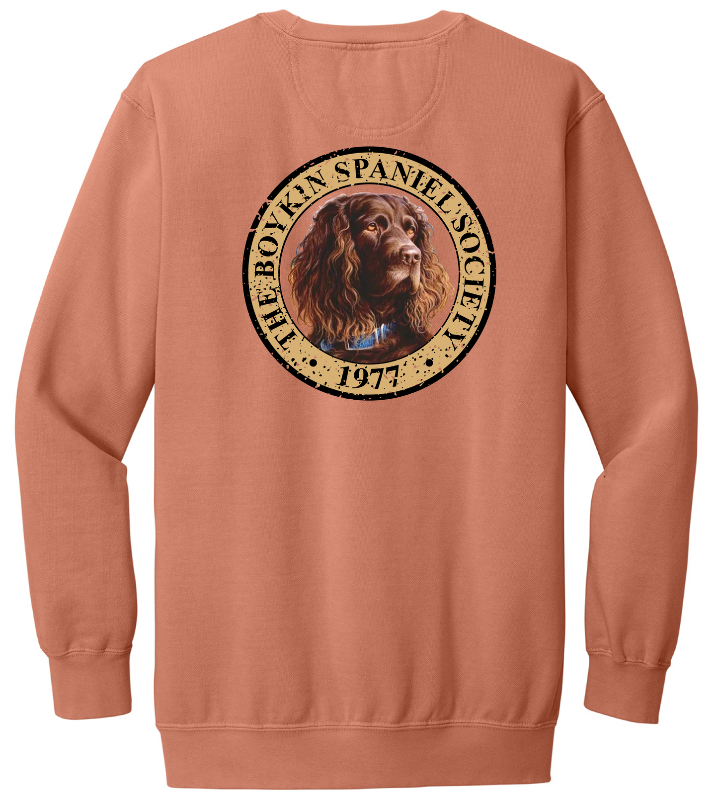 Boykin Spaniel Society Full Color Seal Crewneck Sweatshirt (2 colors)