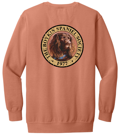 Boykin Spaniel Society Full Color Seal Crewneck Sweatshirt (2 colors)