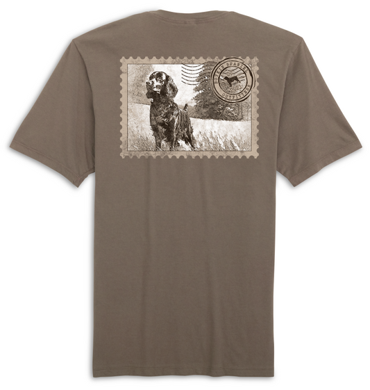 Boykin Spaniel 100% Cotton T-Shirt - Iconic Boykin Stamp Design
