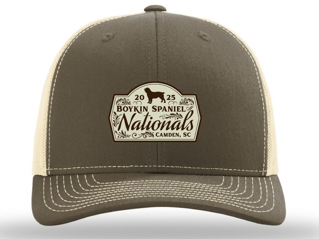 Pre-Order 2025 BSS Nationals Patch Hat - Richardson 112 Chocolate Chip/Birch