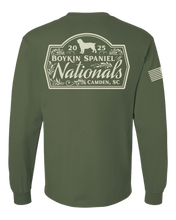 Load image into Gallery viewer, Pre-Order 2025 BSS Nationals Long Sleeve Tee with Official Logo
