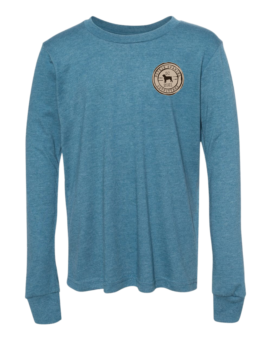 Boykin Spaniel YOUTH Long Sleeve Tee - Iconic Boykin Stamp Design